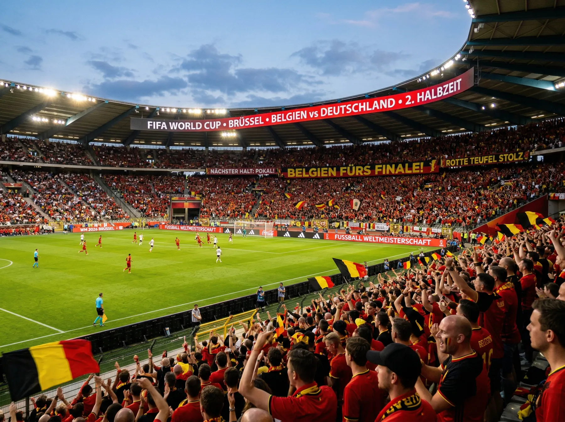 Belgische Nationalmannschaft Rote Teufel bei der WM 2026