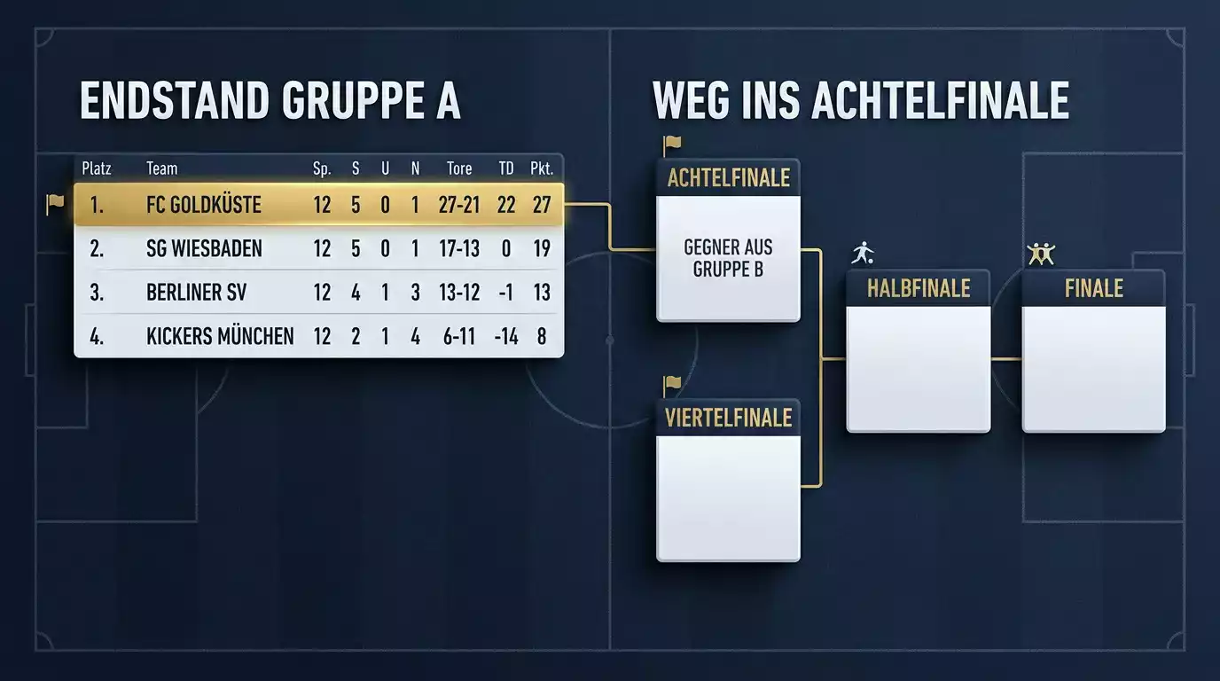 Tabellenführung Deutschlands in Gruppe E der WM 2026 mit Blick auf die K.-o.-Runde