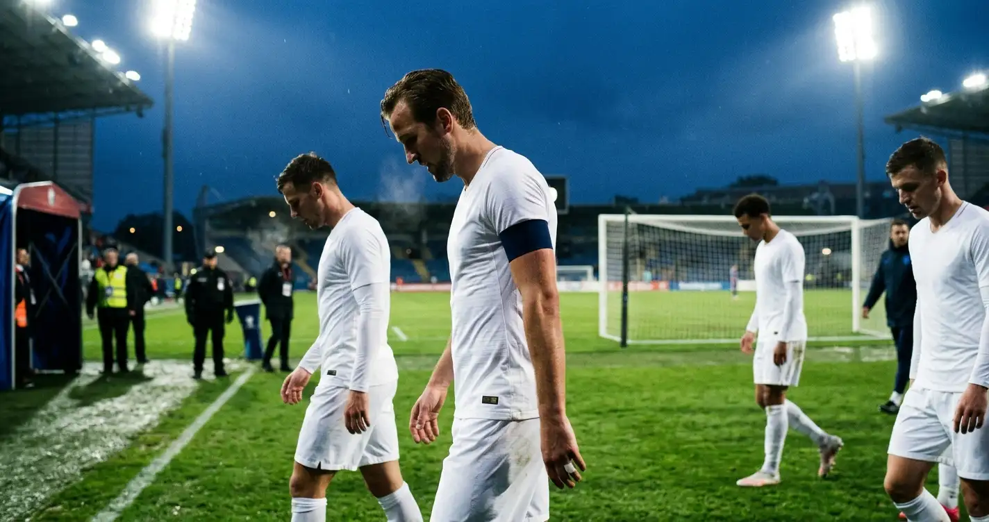 Enttäuschte deutsche Spieler nach dem Aus im Elfmeterschießen gegen Paraguay bei der WM 2026