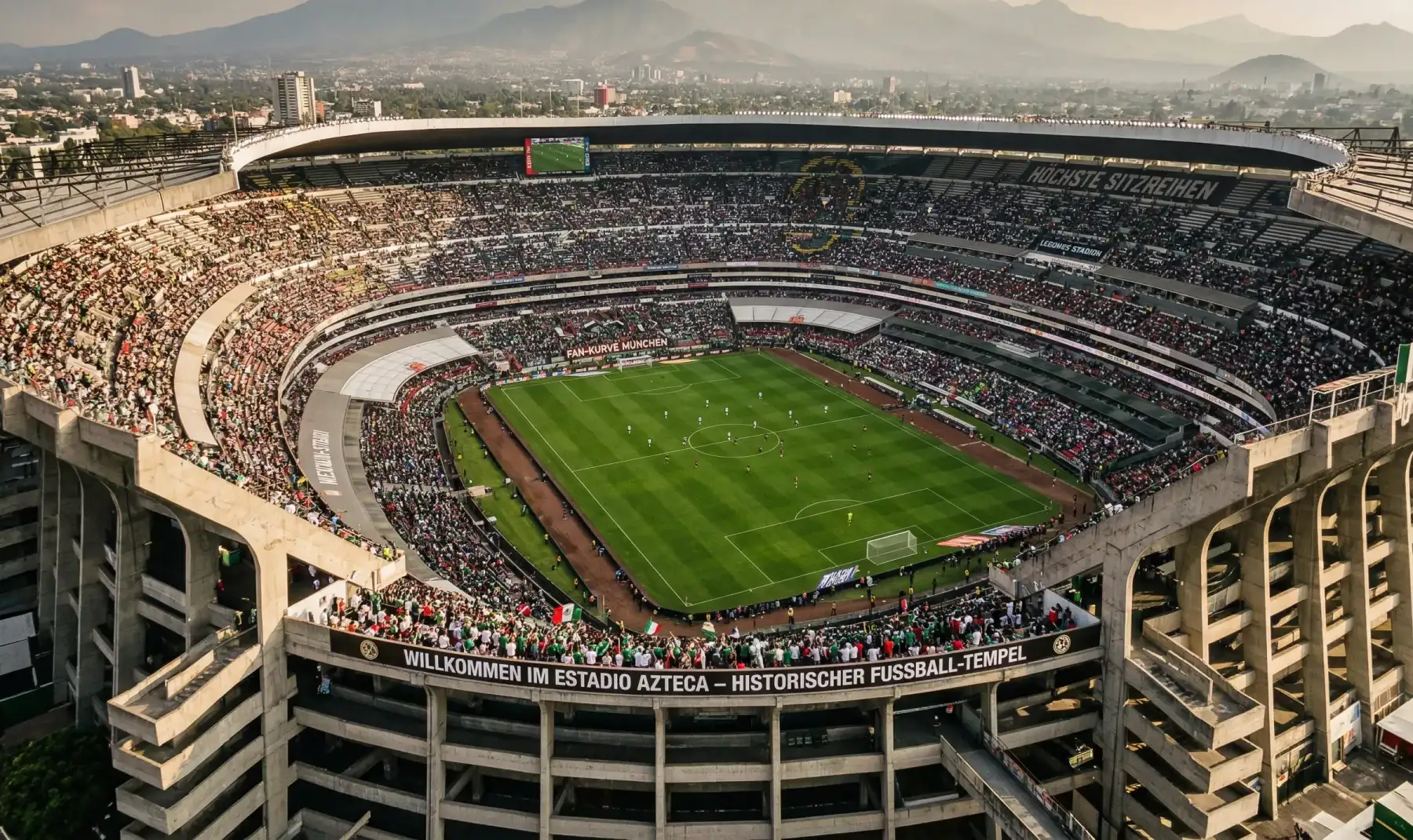 Estadio Azteca in Mexiko-Stadt, Austragungsort des WM 2026 Eröffnungsspiels