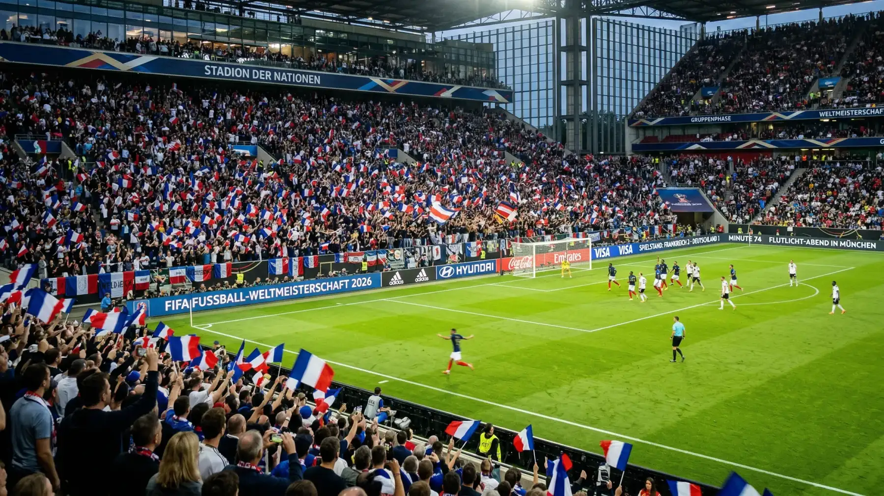 Französische Nationalmannschaft Les Bleus bei der WM 2026