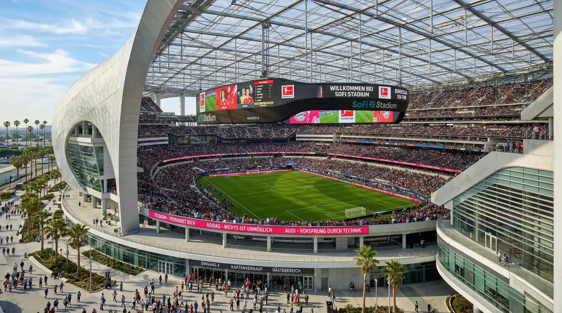 SoFi Stadium in Inglewood, WM 2026 Spielort in Los Angeles