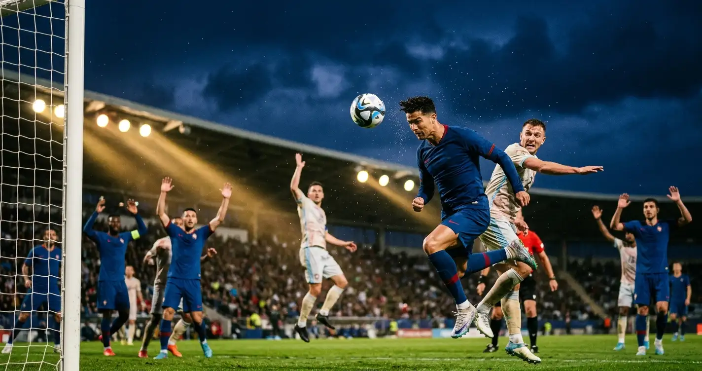 Torjubel bei Portugal gegen Kroatien nach Ramos' Last-Minute-Kopfball zum 2:1 bei der WM 2026